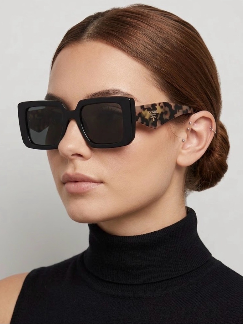 PRADA Acetate Symbole Sunglasses SPR 23Y Slate Grey